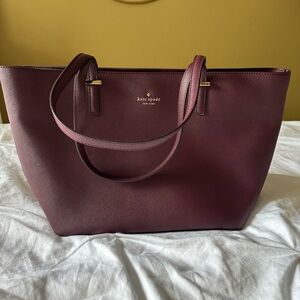 Kate Spade Deep Plum Tote Bag